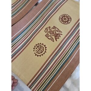 Southwest Placemats Kay Dee Designs Thunderbird Brown Tan Set Of 4 W/ Tags